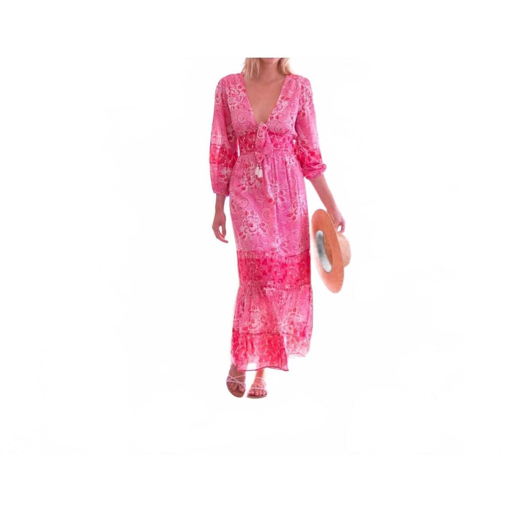 NEW BELL BY ALICIA BELL magnolia maxi dress in pink